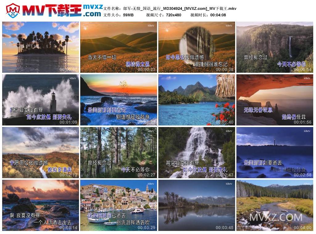 郎军-无情_国语_流行_MD304924